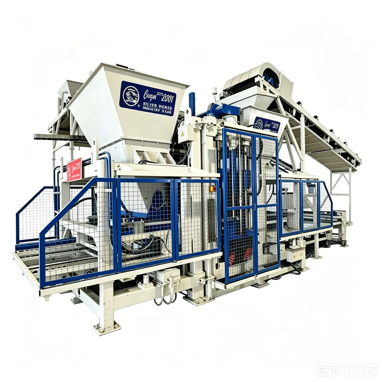 QFT9-16 Schwéngung Formatioun Block Machine